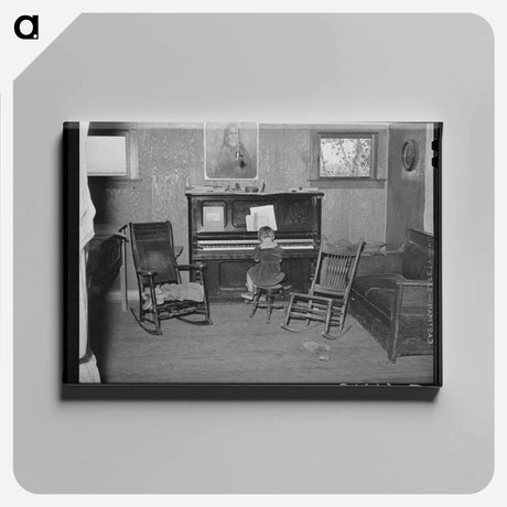 アートパネル-Farm Home Living Room
 - ラッセル リー Canvas.