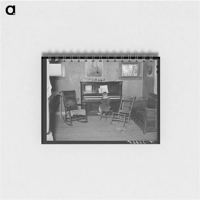 アートメモ帳-Farm Home Living Room
 - ラッセル リー Memo.