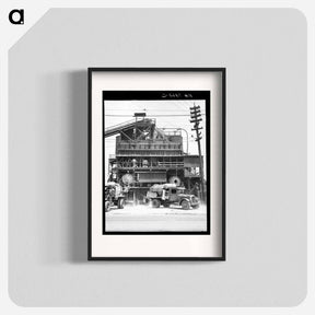 アートポスター-Concrete mixing plant - ドロテア ラング Poster.