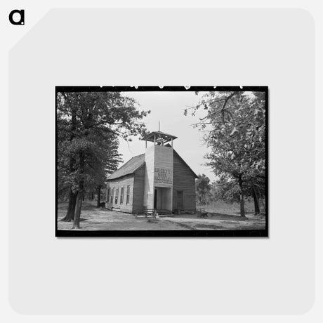 アートポストカード-Southern Arkansas Church
 - ラッセル リー Postcard.