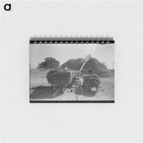 アートメモ帳-Threshing Rice Near Crowley
 - ラッセル リー Memo.