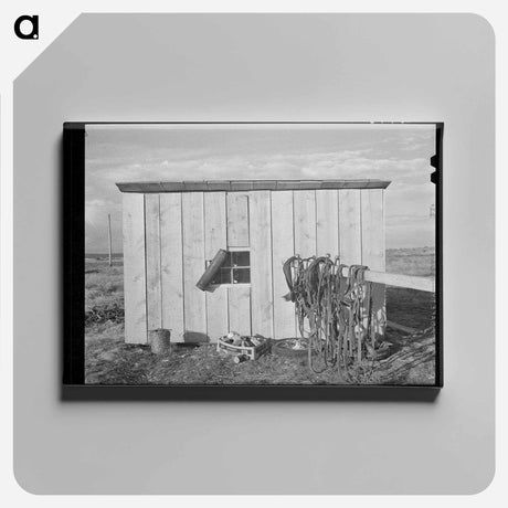 アートパネル-Shed of a Beginning Farmer
 - ラッセル リー Canvas.