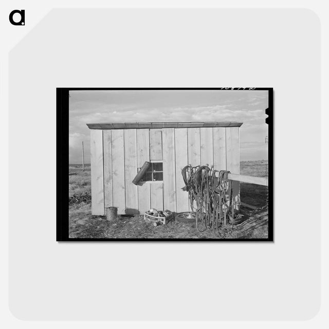 アートポストカード-Shed of a Beginning Farmer
 - ラッセル リー Postcard.