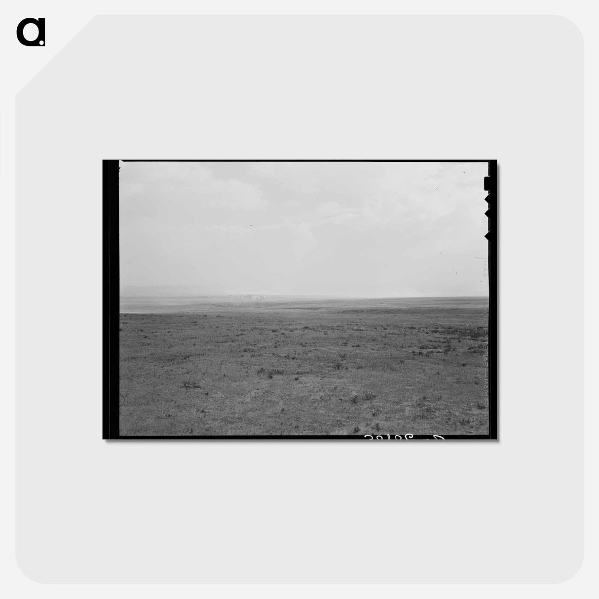 アートポストカード-Dust Storm Near Williston
 - ラッセル リー Postcard.
