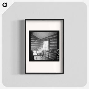 アートポスター-Interior of two room house belonging to FSA borrower - ドロテア ラング Poster.