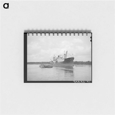 アートメモ帳-Freighter Leaving Port of Houston
 - ラッセル リー Memo.