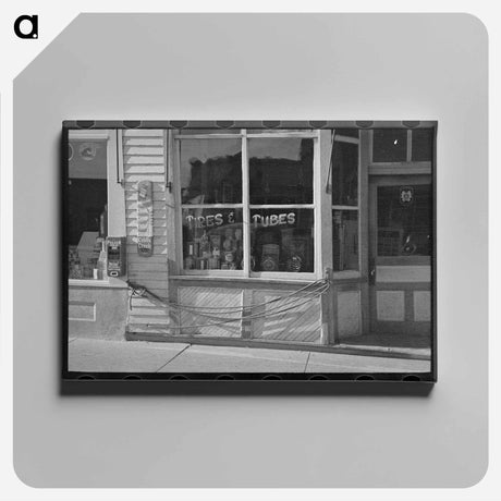 アートパネル-Tire Repair Shop, Plentywood, Montana
 - ラッセル リー Canvas.