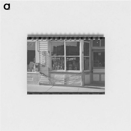 アートメモ帳-Tire Repair Shop, Plentywood, Montana
 - ラッセル リー Memo.