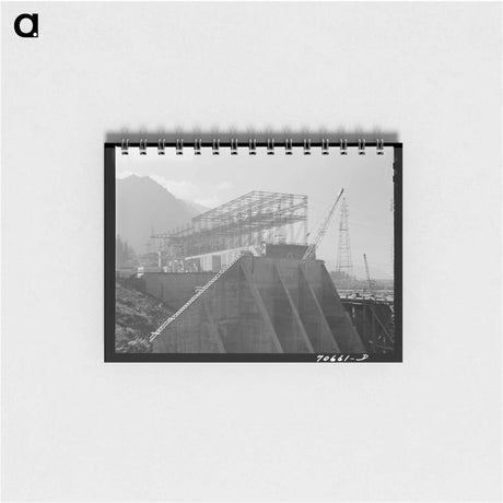 アートメモ帳-Powerhouse. Bonneville Dam, Oregon
 - ラッセル リー Memo.