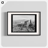 Evanson new home - Dorothea Lange Poster.