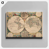 アートパネル-Novissima Totius Terrarum Orbis Tabula
 - ボストン公共図書館 Canvas.