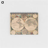 アートメモ帳-Novissima Totius Terrarum Orbis Tabula
 - ボストン公共図書館 Memo.