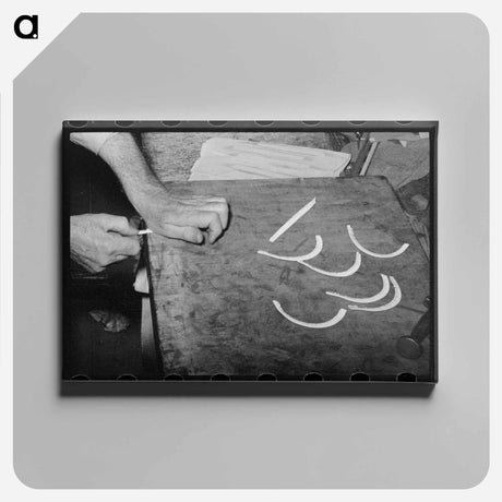 アートパネル-Boot Shop Beading
 - ラッセル リー Canvas.