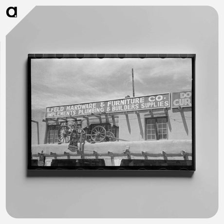 アートパネル-Taos Pueblo Store
 - ラッセル リー Canvas.