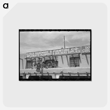 アートポストカード-Taos Pueblo Store
 - ラッセル リー Postcard.