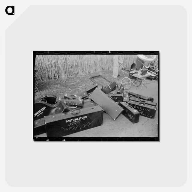 アートポストカード-Instrument Cases
 - ラッセル リー Postcard.