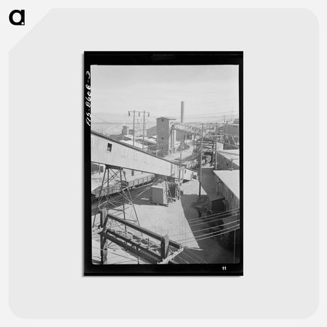 アートポストカード-Anaconda Smelter
 - ラッセル リー Postcard.