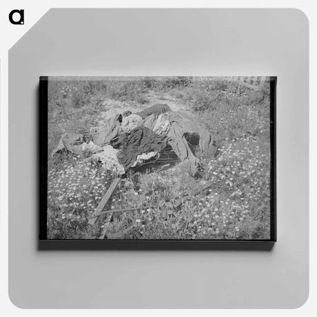アートパネル-White Clothes, Oklahoma
 - ラッセル リー Canvas.