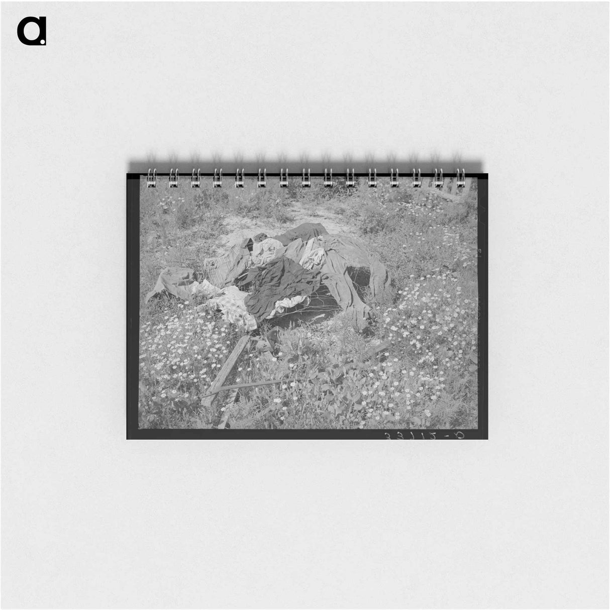 アートメモ帳-White Clothes, Oklahoma
 - ラッセル リー Memo.