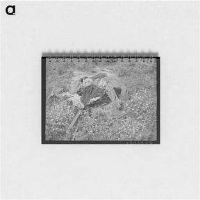アートメモ帳-White Clothes, Oklahoma
 - ラッセル リー Memo.