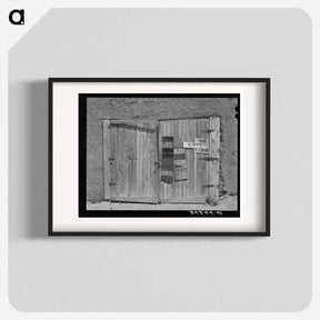 アートポスター-Questa Garage Door
 - ラッセル リー Poster.
