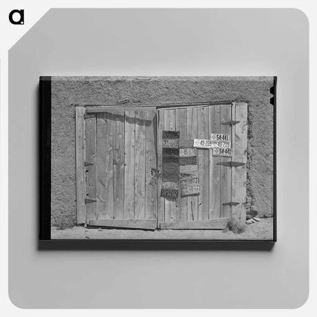 アートパネル-Questa Garage Door
 - ラッセル リー Canvas.