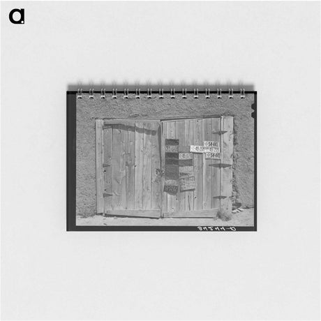 アートメモ帳-Questa Garage Door
 - ラッセル リー Memo.