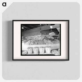 アートポスター-Untitled photo, possibly related to: Center Market. Washington, D.C. - ドロテア ラング Poster.