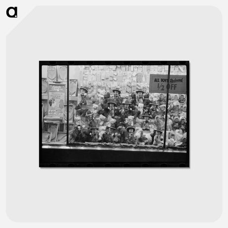 アートポストカード-Drugstore Window, Washington, D.C.
 - ラッセル リー Postcard.