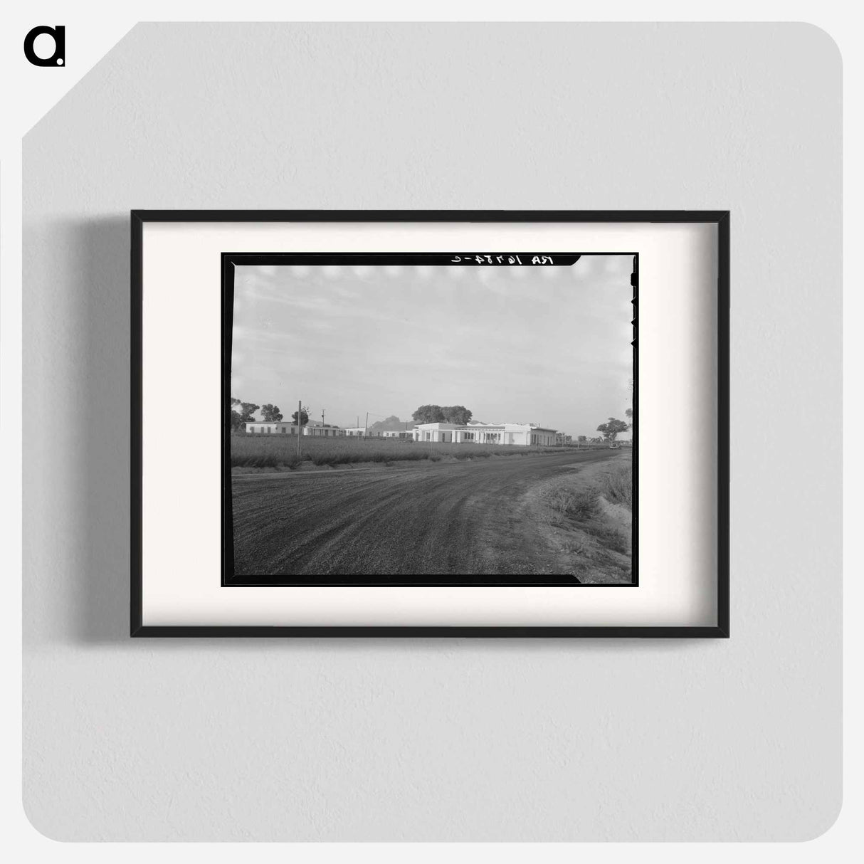 Untitled photo, possibly related to: View of Resettlement Administration's part-time farms. Glendale, Arizona - ドロテア ラング Poster.