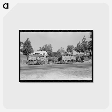 アートポストカード-Roadside Rest in Smith County
 - ラッセル リー Postcard.