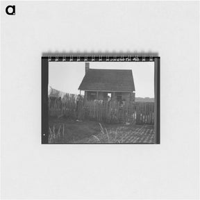 アートメモ帳-House on a cotton plantation in the Louisiana delta - ドロテア ラング Memo.