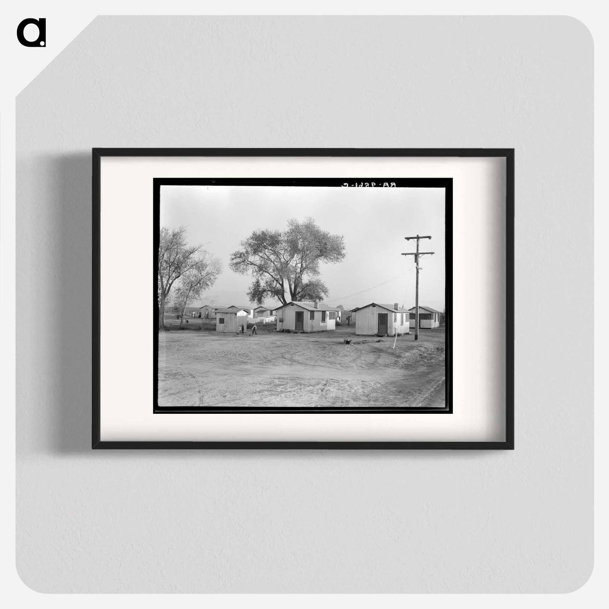 Housing for workers of the Frick Ranch, California - Dorothea Lange Poster.