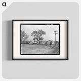 Housing for workers of the Frick Ranch, California - Dorothea Lange Poster.
