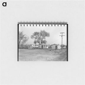 アートメモ帳-Housing for workers of the Frick Ranch, California - ドロテア ラング Memo.