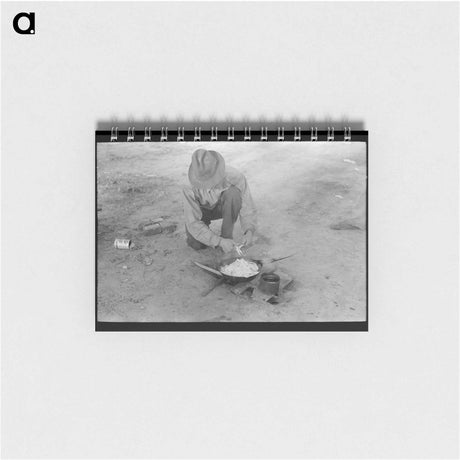 アートメモ帳-Campfire Meal, Edinburg
 - ラッセル リー Memo.
