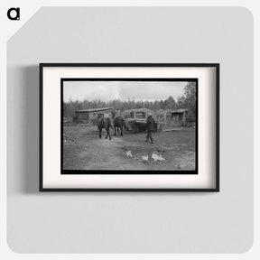 アートポスター-Taking the Team to the Barn
 - ラッセル リー Poster.