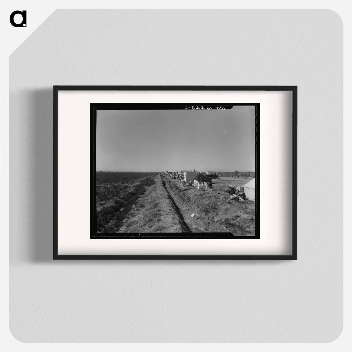 Squatter camp on county road near Calipatria - Dorothea Lange Poster.
