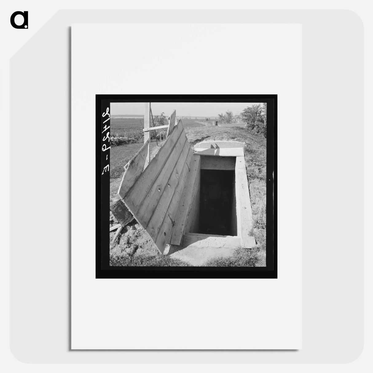 Storage cellar on Botner farm - Dorothea Lange Poster.