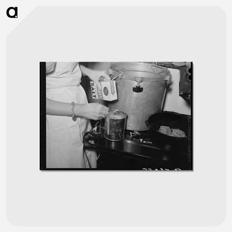 アートポストカード-Canning Demonstration
 - ラッセル リー Postcard.