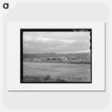 First Mobile Camp Unit (FSA - Farm Security Administration) - Dorothea Lange Poster.