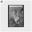 アートポストカード-La Pryor Basket Checker
 - ラッセル リー Postcard.