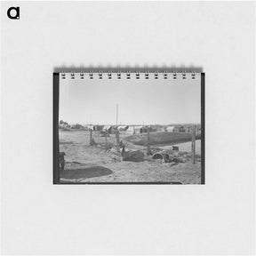 アートメモ帳-Camp of migratory agricultural workers - ドロテア ラング Memo.