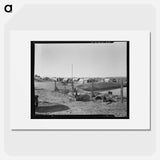 Camp of migratory agricultural workers - Dorothea Lange Poster.