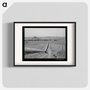 アートポスター-Owyhee River Conduit
 - ラッセル リー Poster.