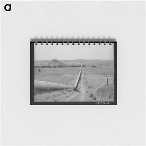アートメモ帳-Owyhee River Conduit
 - ラッセル リー Memo.