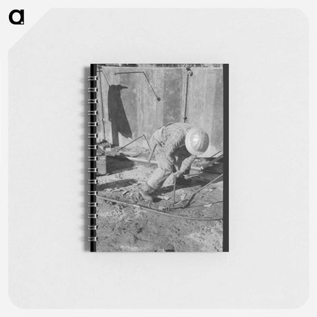 アートメモ帳-Workman at Shasta Dam
 - ラッセル リー Memo.