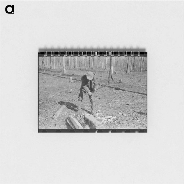 アートメモ帳-Farmer Striking a Match
 - ラッセル リー Memo.