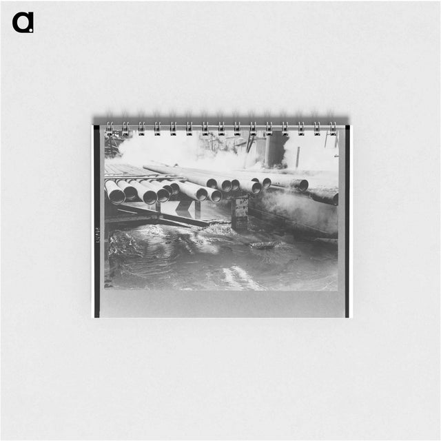アートメモ帳-Slush Pit of Oil Well
 - ラッセル リー Memo.