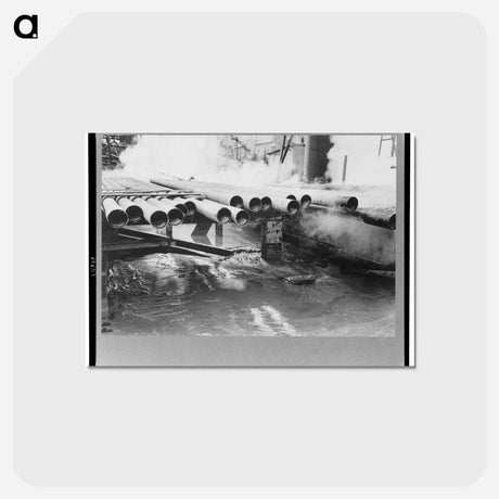 アートポストカード-Slush Pit of Oil Well
 - ラッセル リー Postcard.